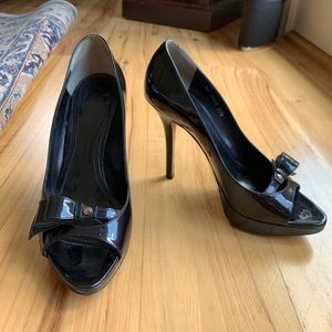 Black Patent Leather Dior Heels